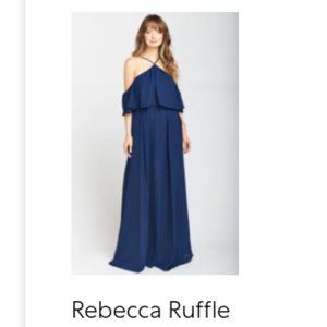 NWT! Show Me Your Mumu Rebecca Ruffle Maxi- XS